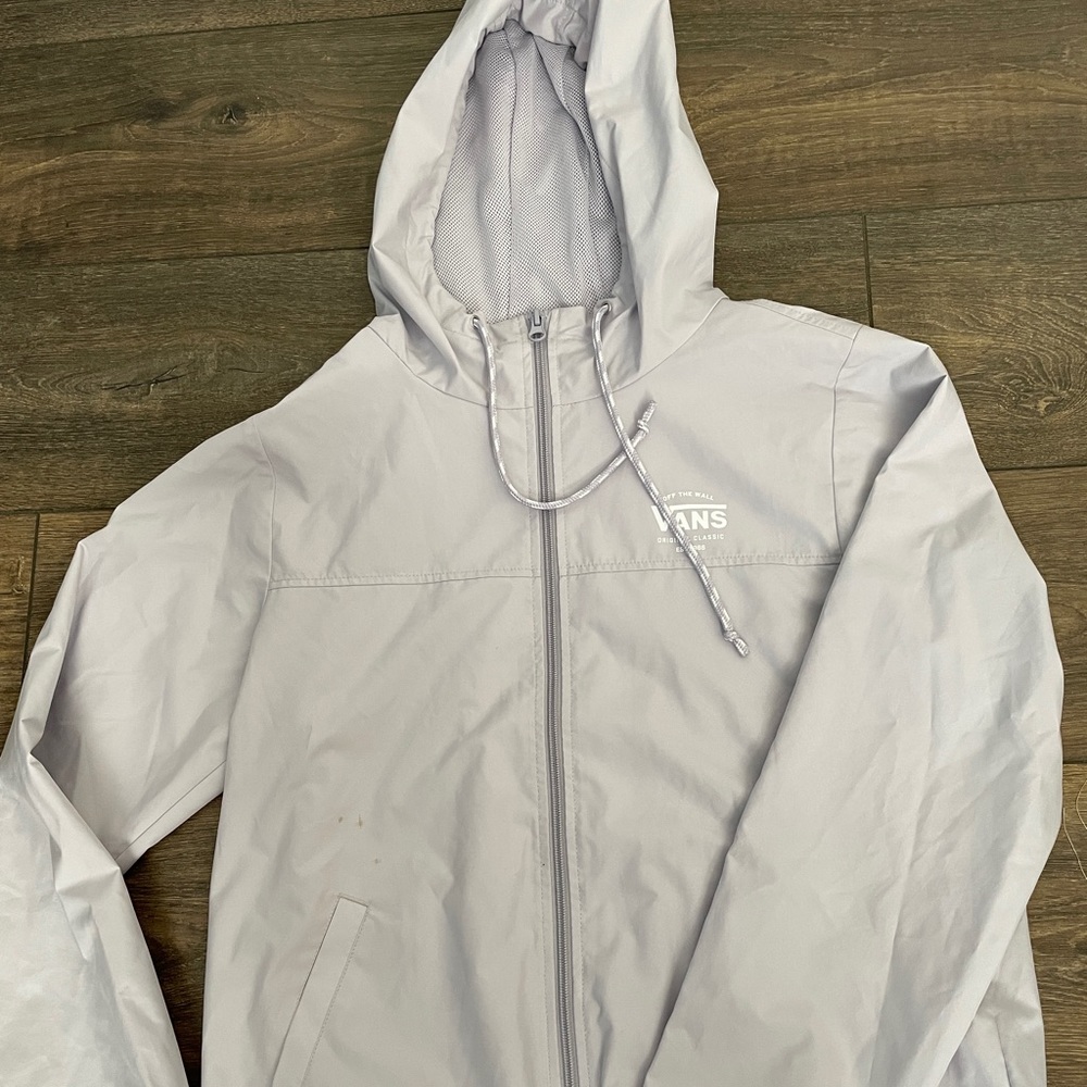 vans light purple windbreaker